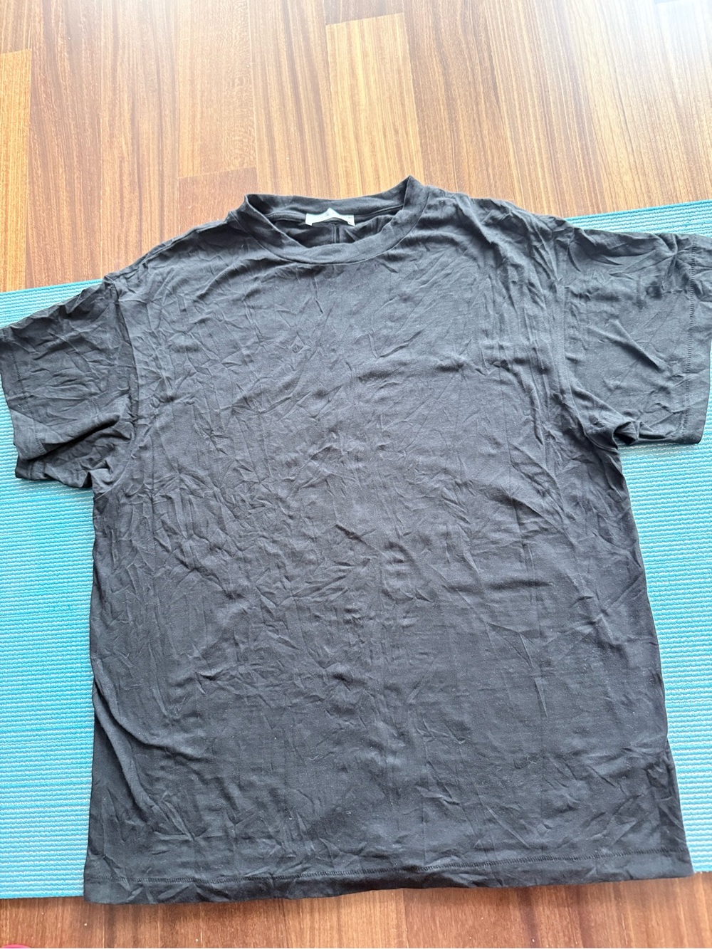 The Row Men's Black Crew Neck T‑Shirt